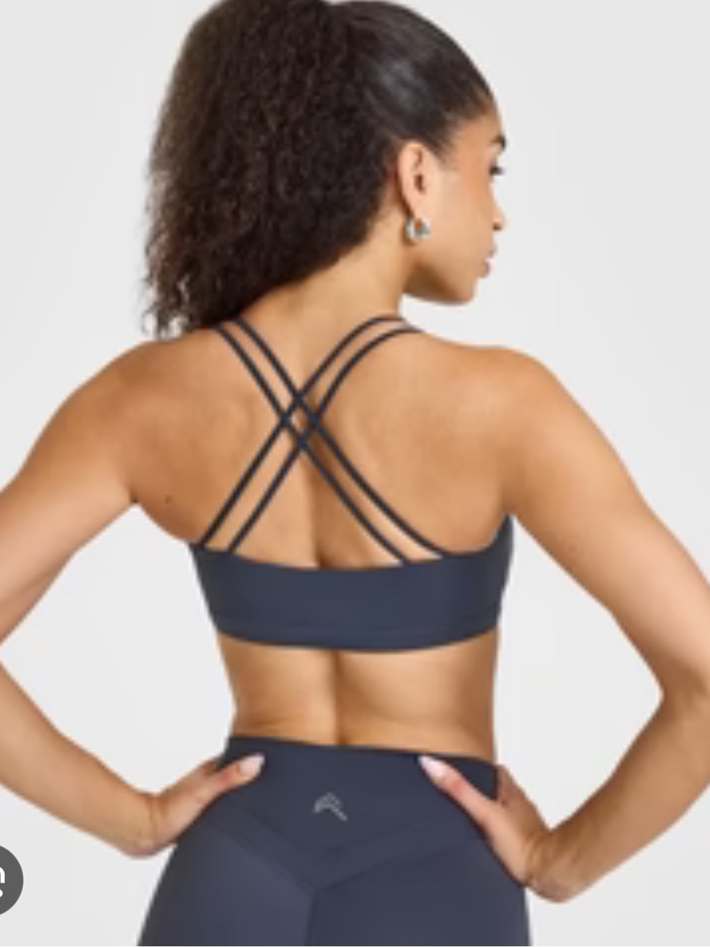 Oner Active True Blue Crossback Sports Bra Small